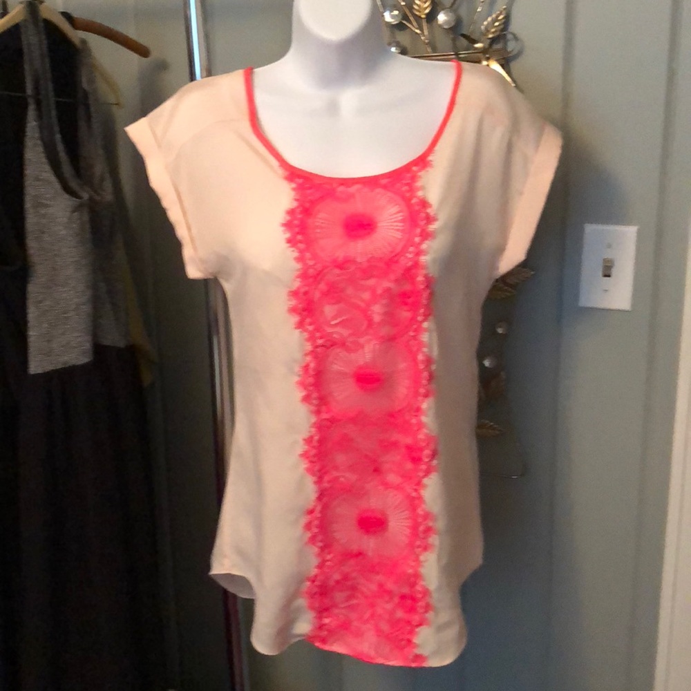 Express pink blouse size XS